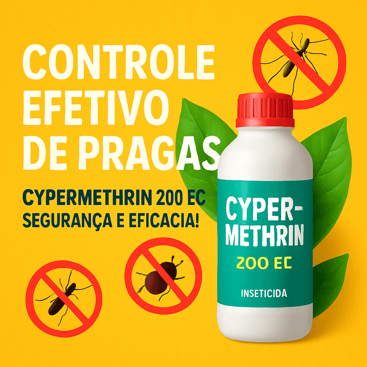 CYPERMETHRIN 200 EC: Inseticida Eficaz para o Controle de Pragas Agrícolas