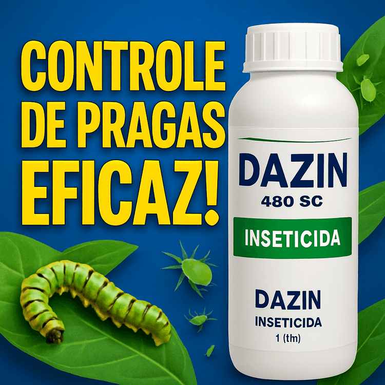 DAZIN 480 SC: O Inseticida Eficaz para Culturas Agrícolas