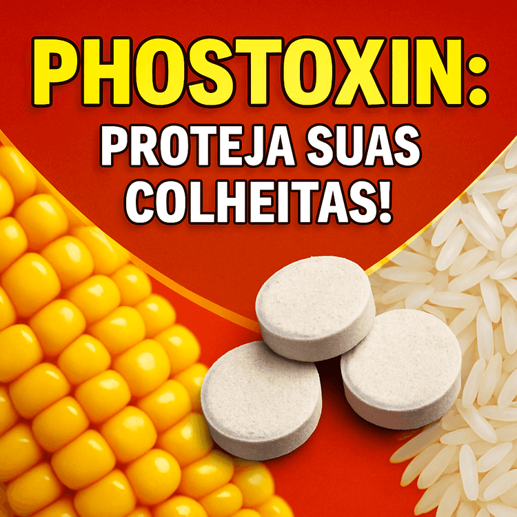 PHOSTOXIN: Controle Eficaz de Pragas em Culturas Armazenadas