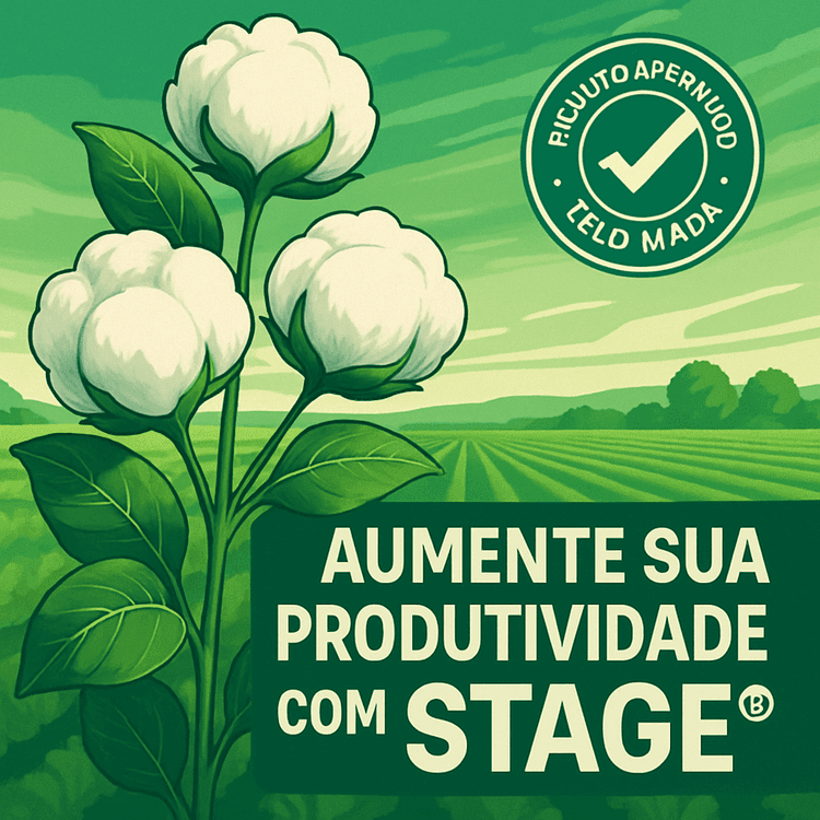 Conheça o Stage®: O Regulador de Crescimento para Algodão