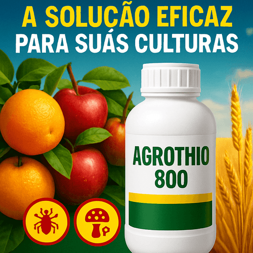 Agrothio 800: Acaricida e Fungicida para Cultivos Sustentáveis