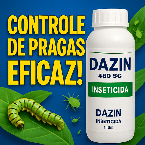DAZIN 480 SC: O Inseticida Eficaz para Culturas Agrícolas