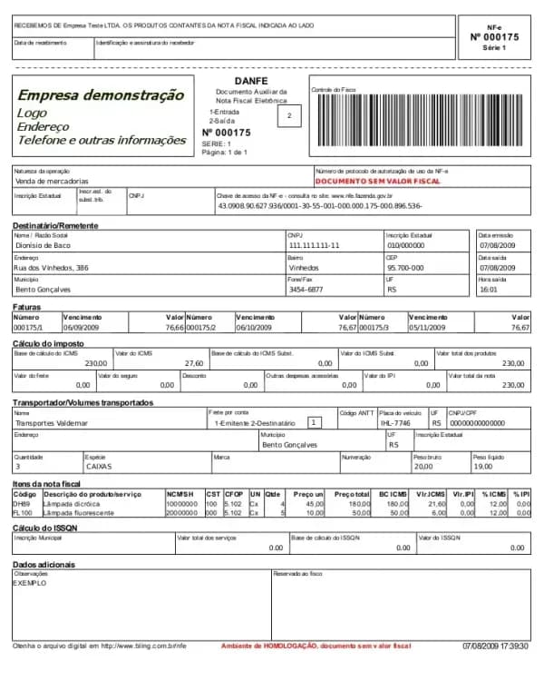 Qual a diferença entre Nota fiscal eletrônica e DANFE ?